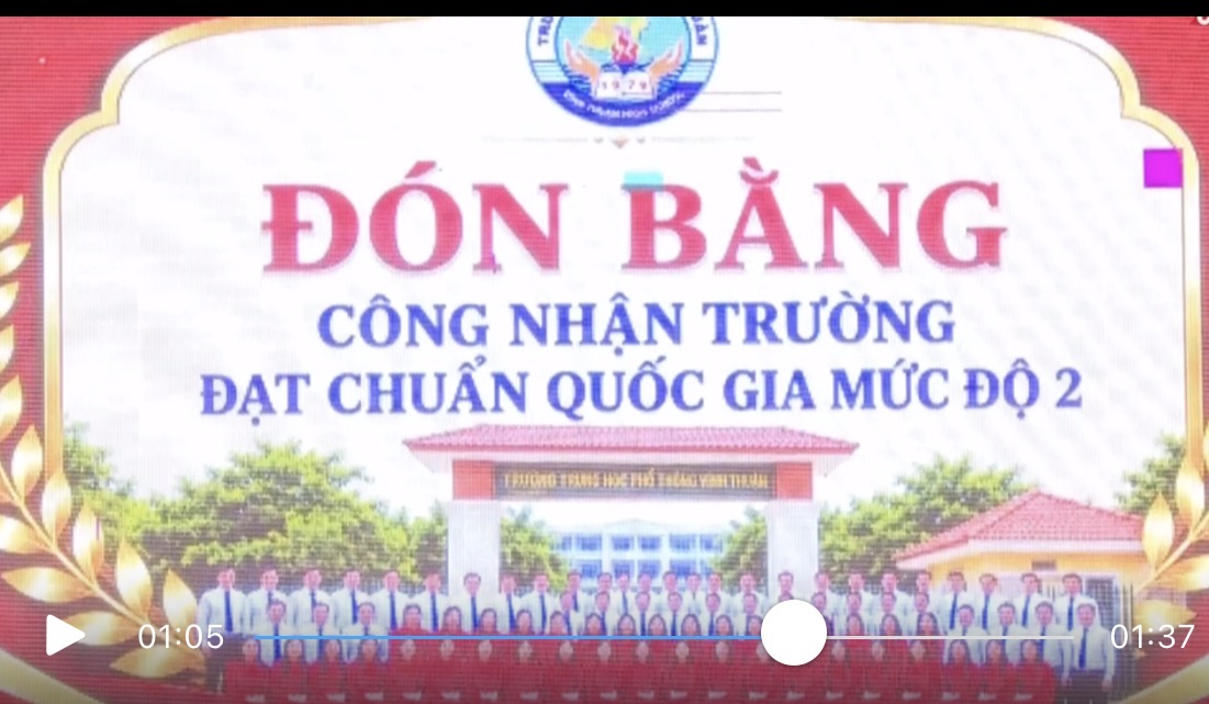 Khai giảng và nhận bằng chuẩn quốc gian mức độ 2